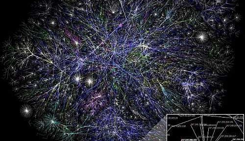 The Opte Project - Internet (Wikipedia unter CC 2.5)