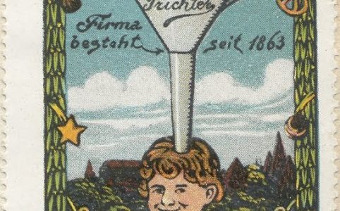 Nuremberg_Funnel_-_ad_stamp_1910 (Wikimedia Commons)