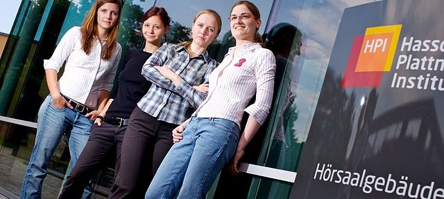 Studentinnen am HPI